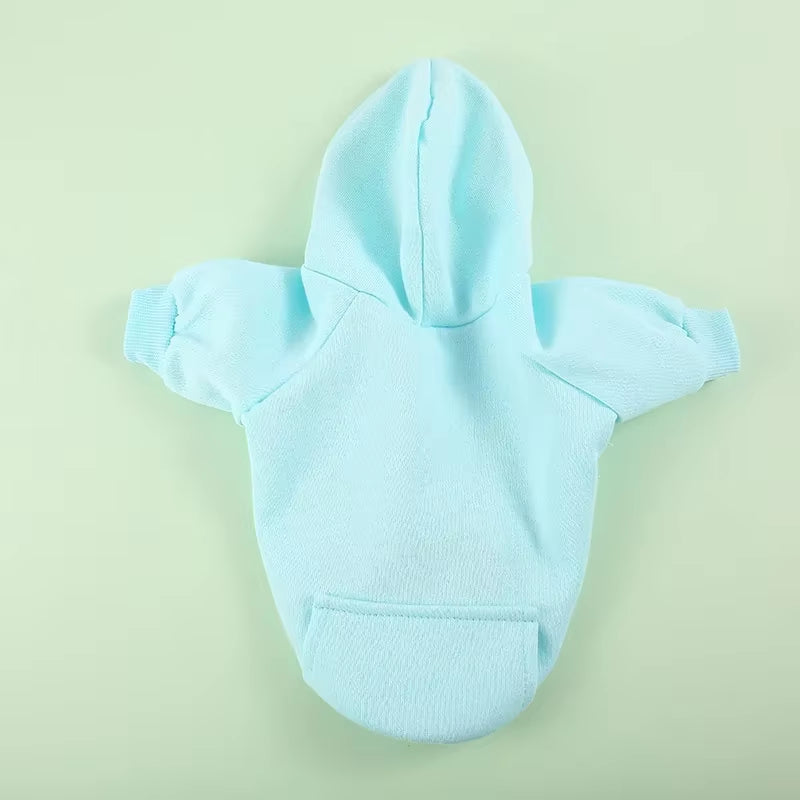 Autumn Winer Dog Clothes Soft Puppy Dog Hoodies Cute Pocket Pet Clothes for Small Dogs Pets Clothing